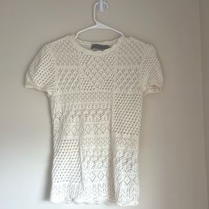 Vintage crochet Polo by Ralph Lauren blouse